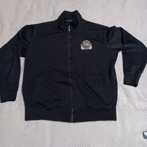 Y2K Vintage Hip Hop  Streetwear Full Zip Collared‎ ROCAWEAR Sweatshirt Men's XL